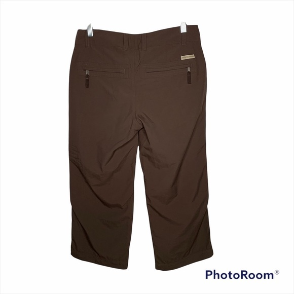 Royal Robbins Womens Hiking Crops size 8 brown - Picture 5 of 5